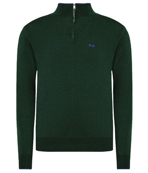 La Martina Green Wool Men's Sweater