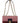 Dolce & Gabbana Pink Red Exotic Skins Gold Chain Purse LUCIA Leather Bag
