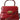 Dolce & Gabbana Red Leather Top Handle Crossbody WELCOME Shoulder Bag