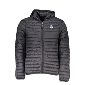 Chaqueta con capucha negra elegante de North Sails para un estilo sofisticado