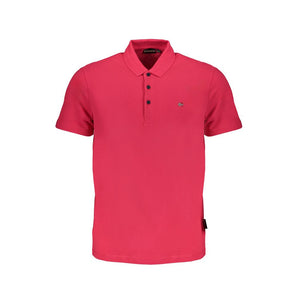 Polo de algodón rosa de Napapijri