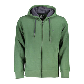 US Grand Polo Chic Sudadera con capucha verde y elegante bordado