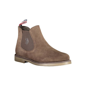 US POLO ASSN. Elegant Ankle Boots with Logo Detailing