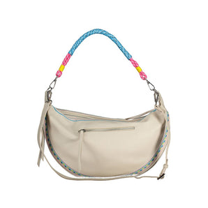 Bolso extensible bordado blanco Chic Desigual