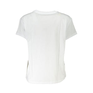 Patrizia Pepe Camiseta y tops de algodón blanco