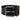 Dolce & Gabbana Blue Black Logo Print Silver Buckle Belt