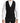 Dolce & Gabbana Black Solid STAFF Slim Fit Waistcoat Vest