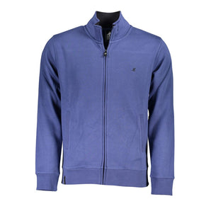 US Grand Polo Classic Sudadera azul con cremallera y bordado