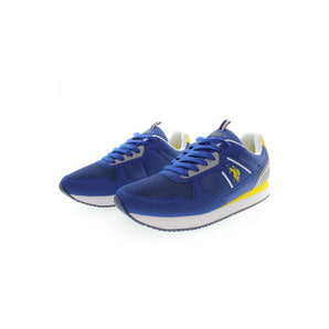 US POLO ASSN. Sleek Blue Lace-Up Sports Sneakers