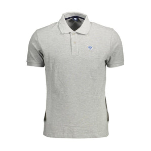 Polo de manga corta gris elegante de North Sails