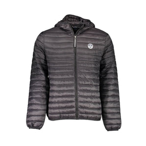 Chaqueta de poliamida con capucha negra Sleek de North Sails