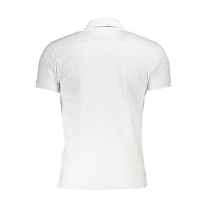 La Martina White Cotton Men Polo Shirt