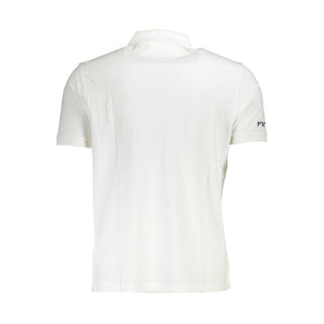 La Martina White Cotton Men Polo Shirt