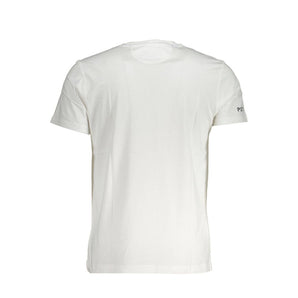 La Martina Elegante Camiseta Blanca Bordada