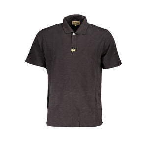 La Martina Elegante Polo De Algodón Negro Regular Fit