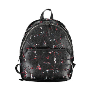 Mochila Desigual Chic negra con detalles en contraste