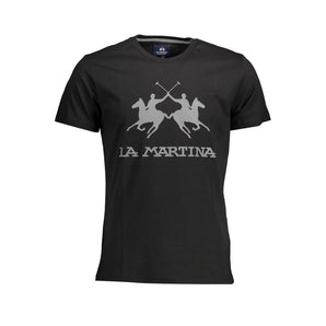 Camiseta elegante con cuello redondo y estampado icónico de La Martina