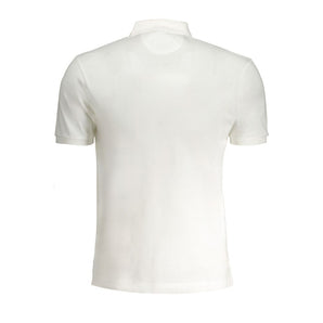 La Martina White Cotton Polo Shirt