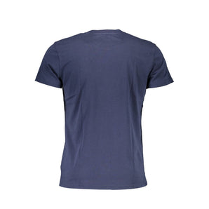 Camiseta con logo bordado en azul elegante de La Martina - Corte estándar