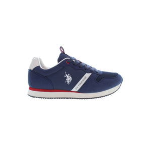 US POLO ASSN. Sleek Blue Lace-Up Sports Sneakers