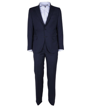 Men's Suit Made in Italy Blue Wool