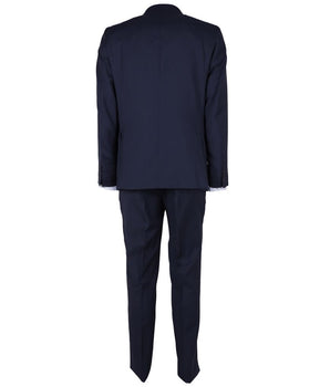 Men's Suit Made in Italy Blue Wool