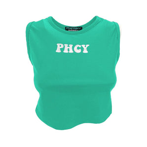 Pharmacy Industry Green Polyamide Tops &amp; T-Shirt