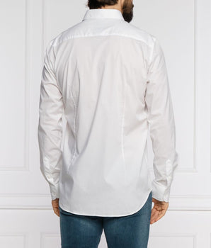 Aeronautica Militare White Cotton Men Shirt