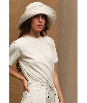 Don The Fuller "White Cotton Women T-Shirt" Don The Fuller 