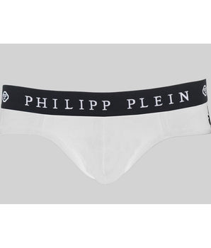 Philipp Plein White Cotton Men Boxer Short Philipp Plein 