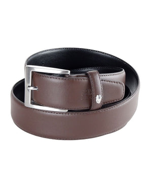 Cavalli Class Elegant Reversible Leather Belt - Dual Tone