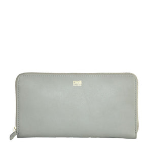 Cavalli Class Elegant Grey Calfskin Wallet for Her Cavalli Class 