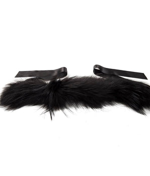 BYBLOS Black Raccoon Fur Other Accessory