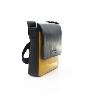 Cerruti 1881 Yellow Leather Women Crossbody