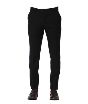 Trussardi Black Wool Men Trouser