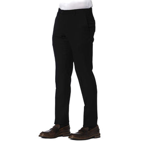 Pantalones negros elegantes Trussardi para un estilo distinguido