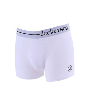 Jeckerson White Cotton Men Boxer Jeckerson 