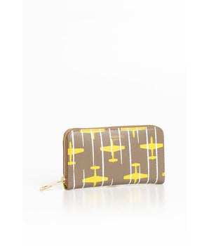 Trussardi Beige Leather Women Wallet Trussardi 