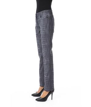 BYBLOS Black Viscose Women's Pants BYBLOS 