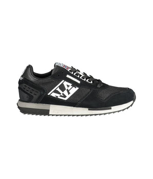 Napapijri Black Leather Men Sneaker