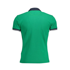 Polo slim fit bordado en verde La Martina