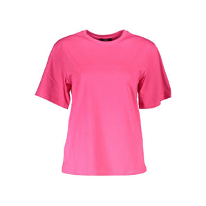 Cavalli Class Chic camiseta rosa de corte slim con logo