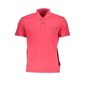 Polo de algodón rosa de Napapijri