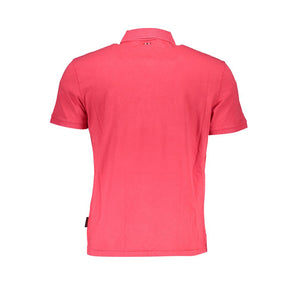 Polo de algodón rosa de Napapijri