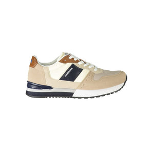 Zapatilla Carrera De Poliéster Beige