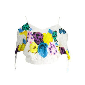 Blusa Desigual Bohemian Chic Blanca con Detalles Delicados