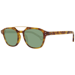 Hally & Son Brown Unisex Sunglasses