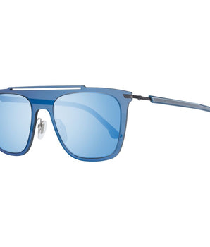 Police Blue Metal & Plastic Sunglasses