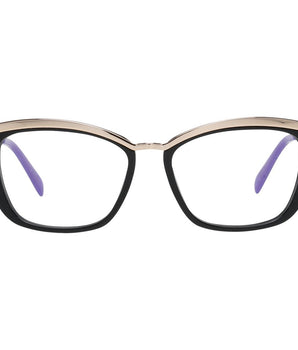 Emilio Pucci Black Metal & Plastic Glasses (Frames)