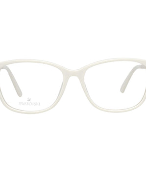 Swarovski White Metal & Plastic Glasses (Frames)